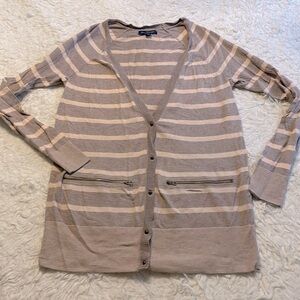 American Eagle Stripe Cardigan